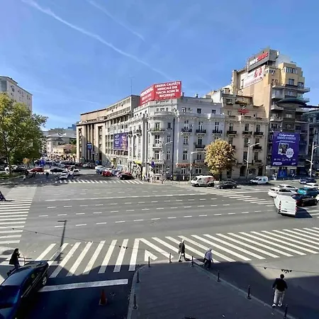 Central - City View & Old Town Access Appartement Boekarest